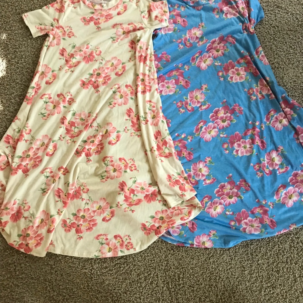 Light Yellow Floral Dress - Picture 3 of 3